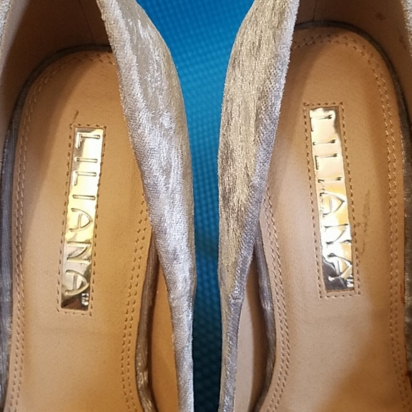 Velvet Purply Gray Stilettos - Picture 3 of 10